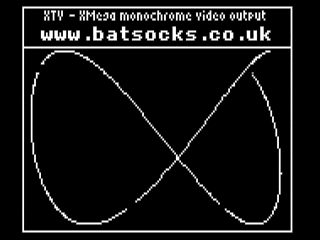 Example video output from the XMega32A4U