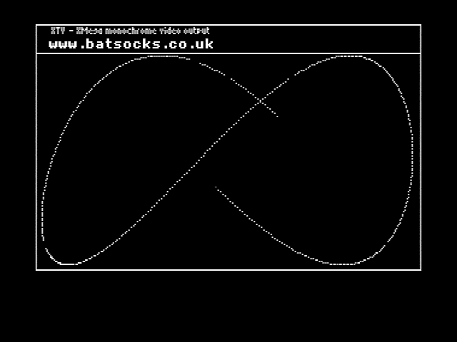 Example video output from the XMega128A4U