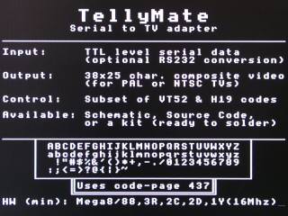 Example TellyMate Output