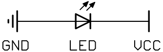 circuit with reversed LED