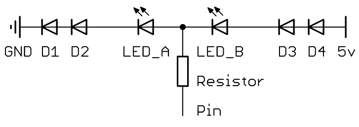 current limiting resistor location